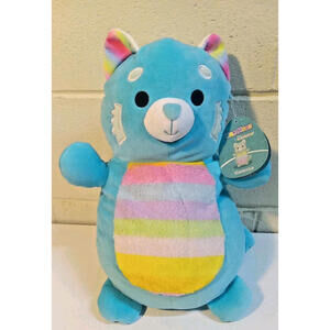 Squishmallow Hug Mees 14” Vanessa 2022 Turquoise Rainbow Cute & Soft  NWT